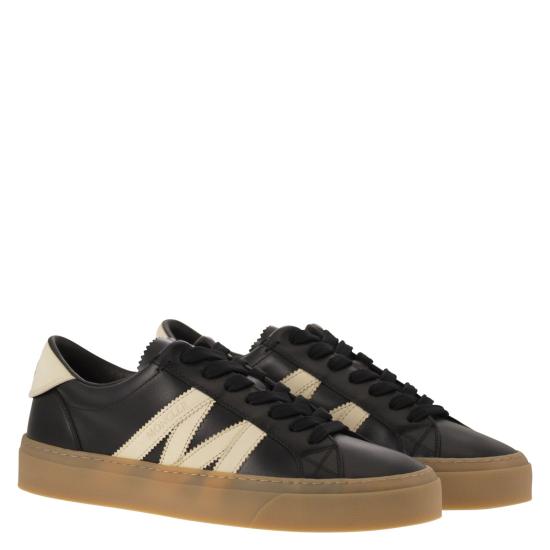  몽클레어 모나코2 스웨이드 누벅 스니커즈 K109A4M00180 DARK GREY - MONCLER