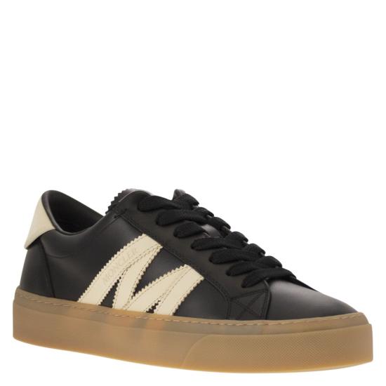  몽클레어 모나코2 스웨이드 누벅 스니커즈 K109A4M00180 DARK GREY - MONCLER