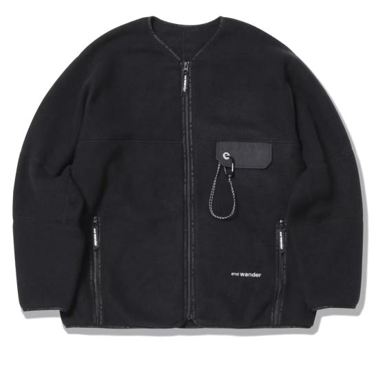  앤드원더 집업 니트 5744281145010 BLACK DOM