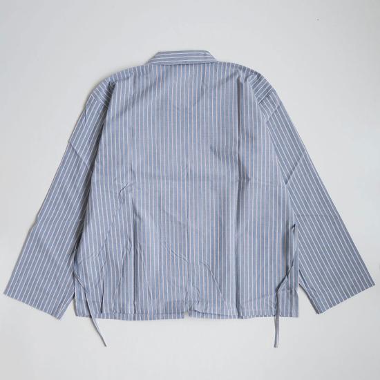  베이스레인지 셔츠 SHLIPOAU24 RED BLUE STRIPE DOM - BASERANGE