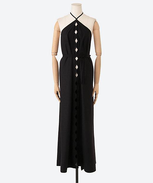  베이스레인지 롱 원피스 DRCELWSAU24 BLACK DOM - BASERANGE