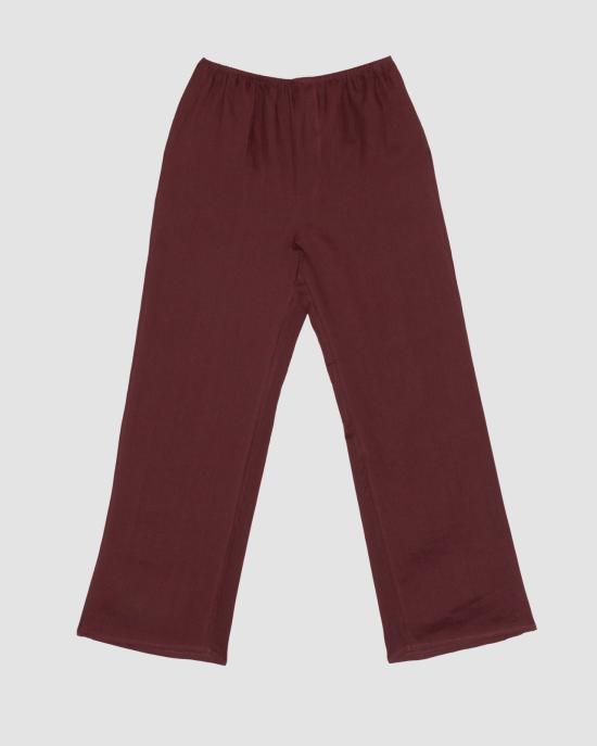  베이스레인지 트레이닝/조거 팬츠 TRST LI AU24 STOME BURGUNDY DOM