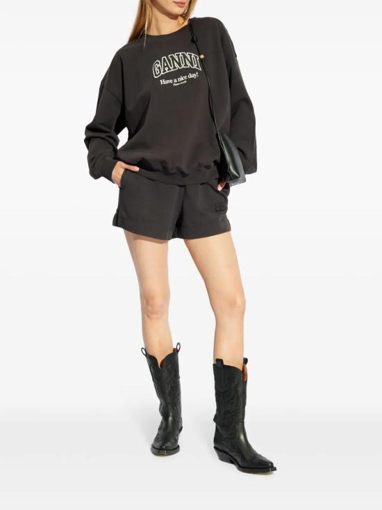  가니 숏팬츠 T3957 black - GANNI