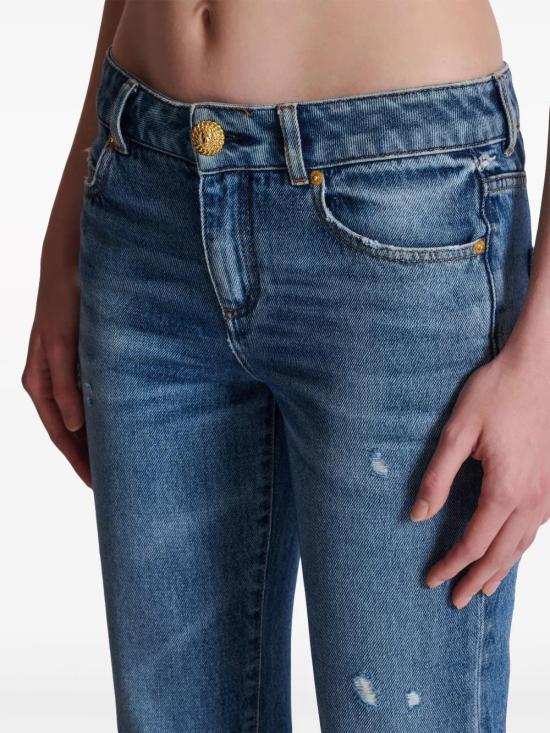  발망 플레어 팬츠 CF0MJ130DE32 - BALMAIN