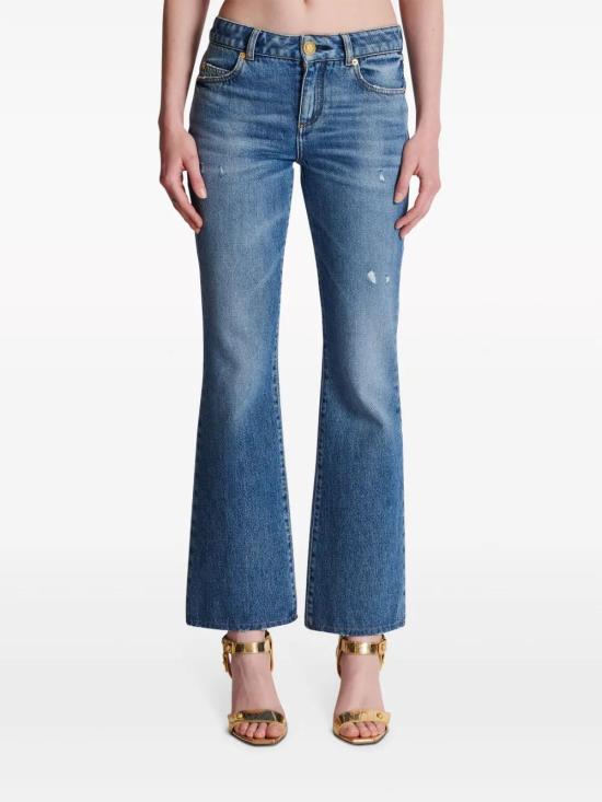  발망 플레어 팬츠 CF0MJ130DE32 - BALMAIN