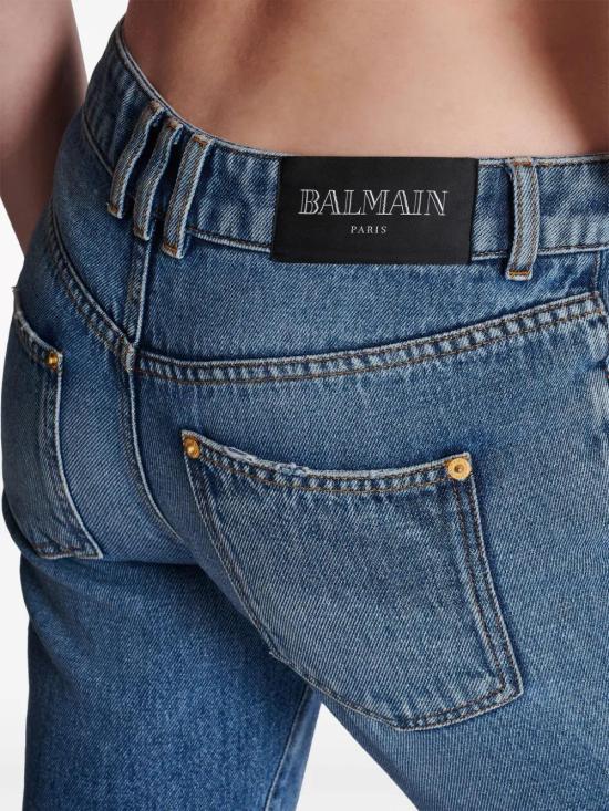  발망 플레어 팬츠 CF0MJ130DE32 - BALMAIN