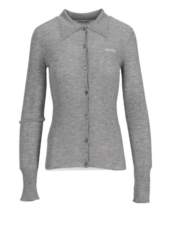 25SS 미우미우 가디건 MMF948SOOO13KV F0031 GRIGIO Grey