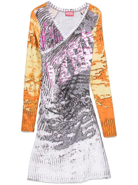  디젤 미디 원피스 A163760HPAB grey