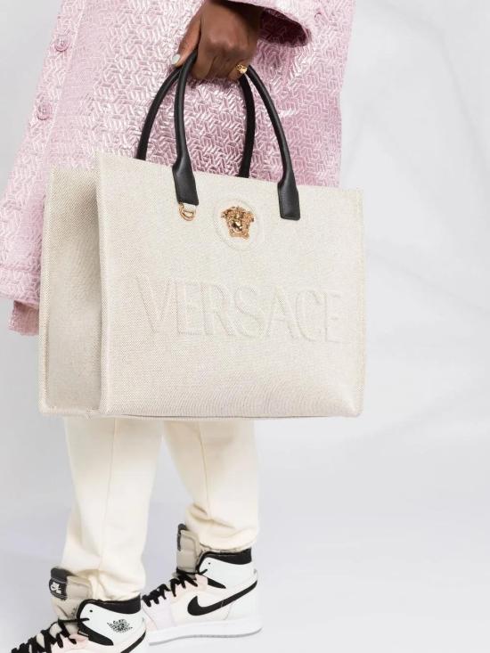  베르사체 토트백 10047411A03494 cream - VERSACE