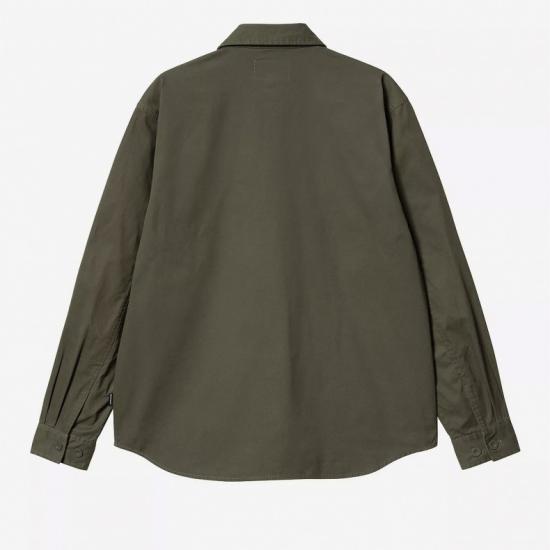  칼하트 WIP 긴팔 셔츠 I033782 666XX OFFICE GREEN DOM - CARHARTT WIP