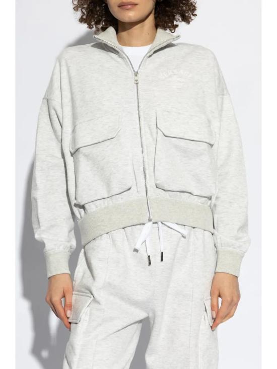  베르사체 긴팔 티셔츠 10182761A12961 grey - VERSACE