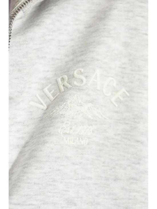  베르사체 긴팔 티셔츠 10182761A12961 grey - VERSACE