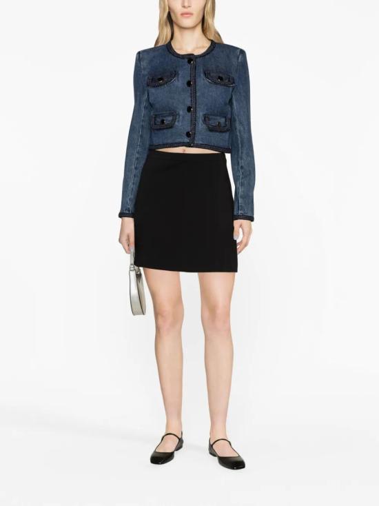  셀프 포트레이트 데님 자켓 PF23803JBL blue - SELF PORTRAIT