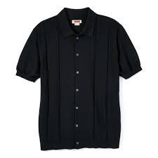  바라쿠타 HORATIO 호라티오 폴로 반소매 티셔츠 BRMAG0146BKNT1 100 BLACK DOM
