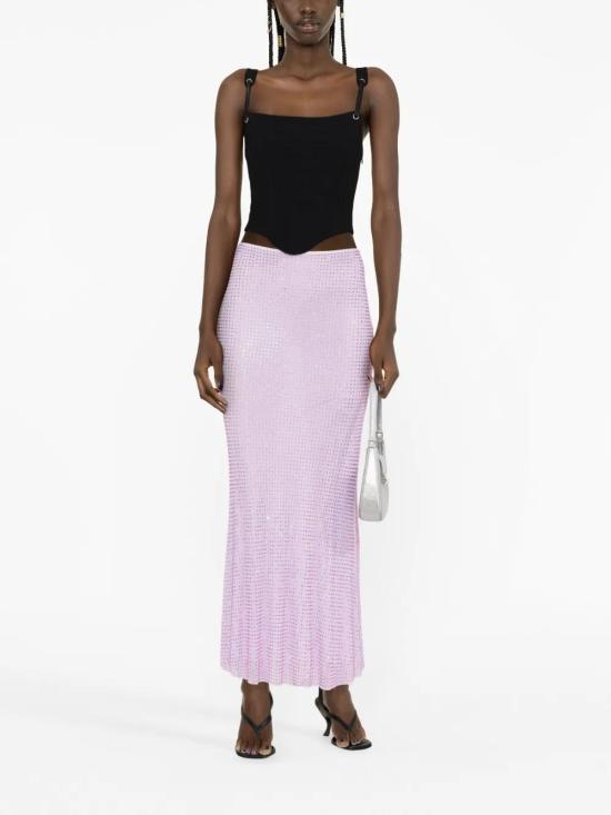  셀프 포트레이트 미디 스커트 PF23096MSKL - SELF PORTRAIT