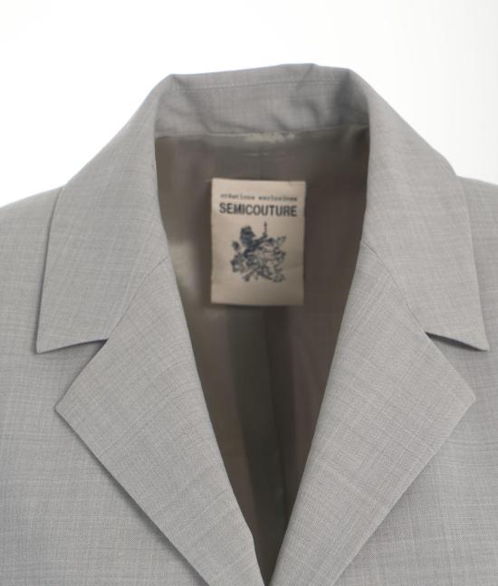25SS 세미쿠튀르 자켓 Y5SI03 X28 PEARL GREY - SEMI-COUTURE