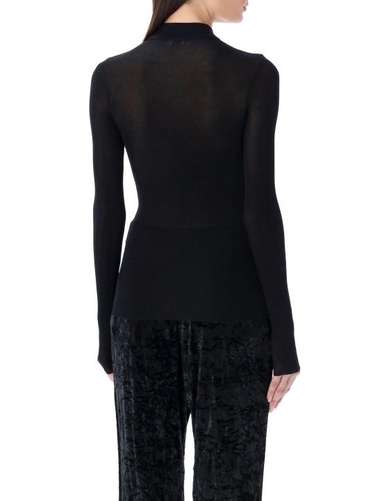 25SS 생로랑 긴팔 티셔츠 654478Y75AI 1000 BLACK - SAINT LAURENT