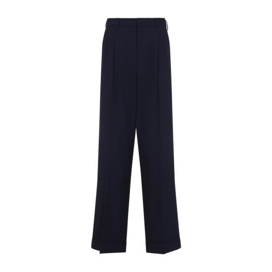 25SS 카사블랑카 스트레이트 팬츠 MPS25TR25701 NAVY BLUE