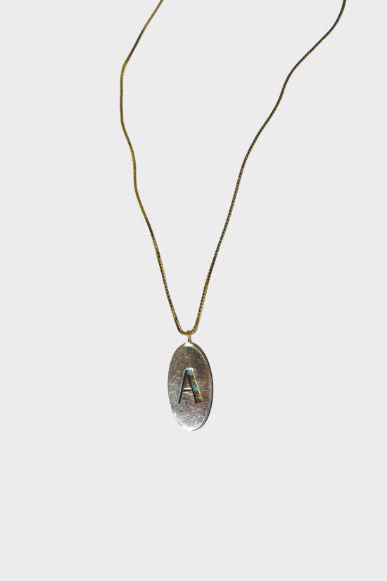  Young in the Mountains 목걸이/팬던트 Young In The Mountains Letter A 목걸이 14k 옐로우 골드/No. 8 터키석 - OTHER BRANDS