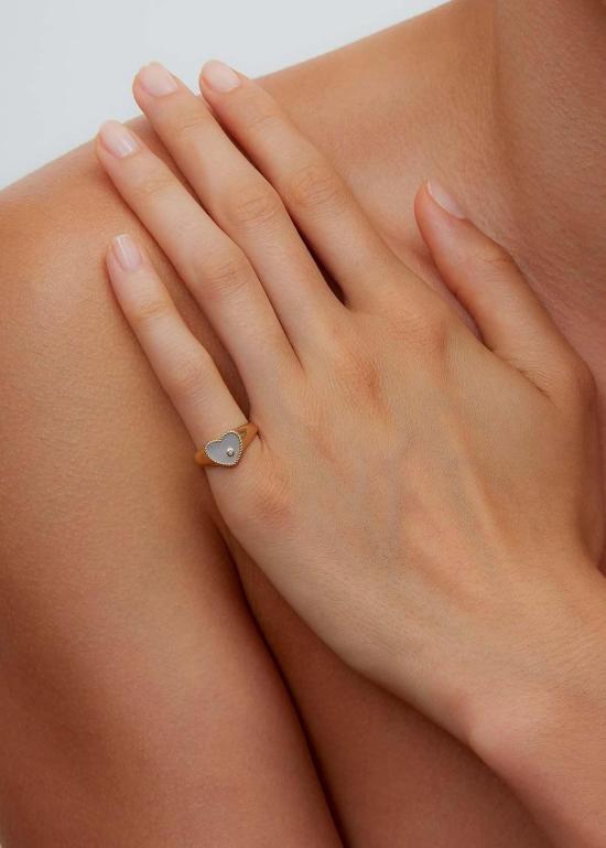  이본 레옹 반지 Yvonne Leon 베이비 슈발리에르 쾨르 인장 - YVONNE LEON