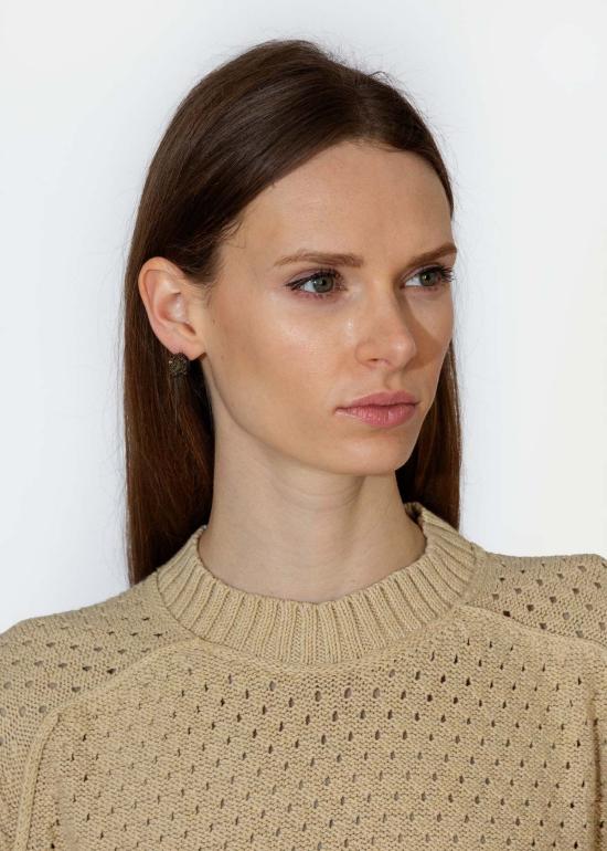  Arielle De Pinto 이어링 2톤 비즈  차콜/아미 - OTHER BRANDS