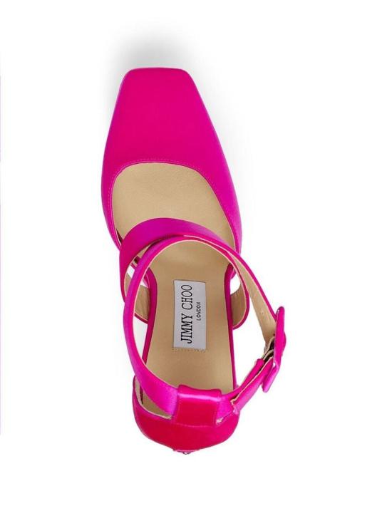  지미추 샌들 GIAN 140 SAT FUCHSIA Multicolor - JIMMY CHOO