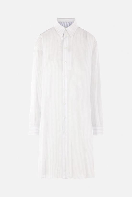 25SS MM6 메종마르지엘라 미디 원피스 S52DD0059M35252001F WHITE