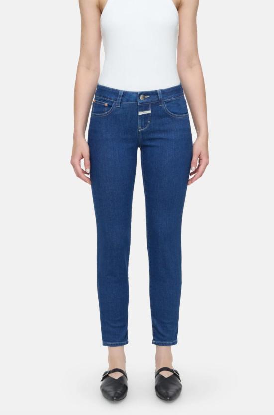  클로즈드 데님 팬츠 베이커 슬림 레그 진 인디고 블루