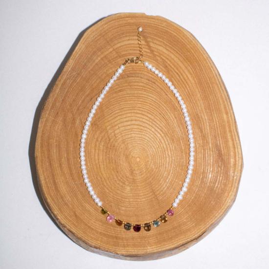  Paola Marassi 목걸이/팬던트 파올라 마라시 엘릭서 목걸이 토르말린/담수 진주