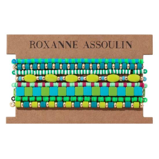  록산느 애슐린 팔찌 Roxanne Assoulin 컬러 테라피 팔찌 번치 그린