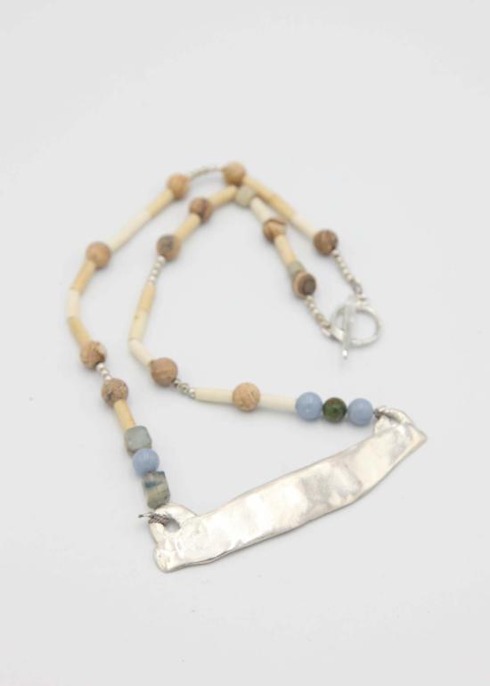  Jess Feury 목걸이/팬던트 제스 퓨리 바 네크리스 스털링 - OTHER BRANDS