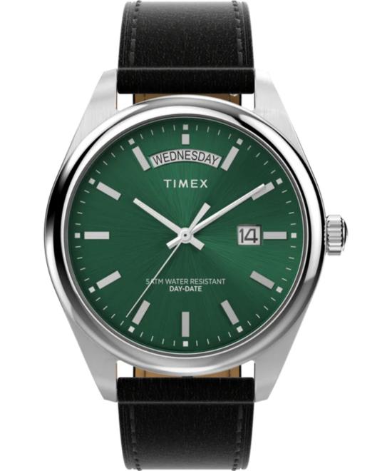  타이맥스 손목시계 Timex Legacy 41mm 가죽 스트랩 시계