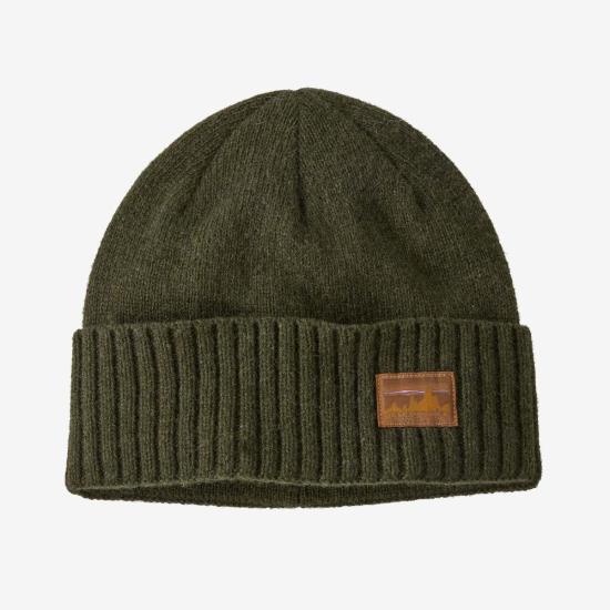  파타고니아 비니 Patagonia Brodeo Beanie '73 Skyline/Pine Needle Green