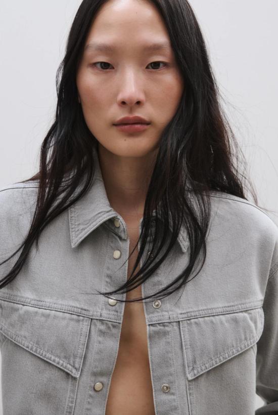  클로즈드 블라우스 닫힌 피팅 유틸리티 셔츠 라이트 그레이 - CLOSED