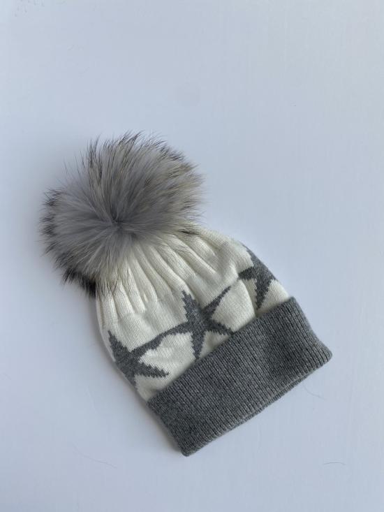  EQUATION 비니 Equation Starry Hat 화이트/헤더 그레이 - EQUATION