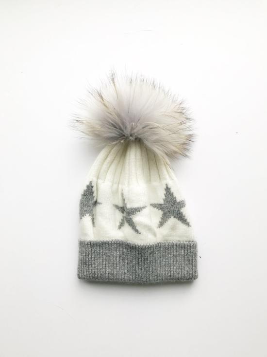  EQUATION 비니 Equation Starry Hat 화이트/헤더 그레이