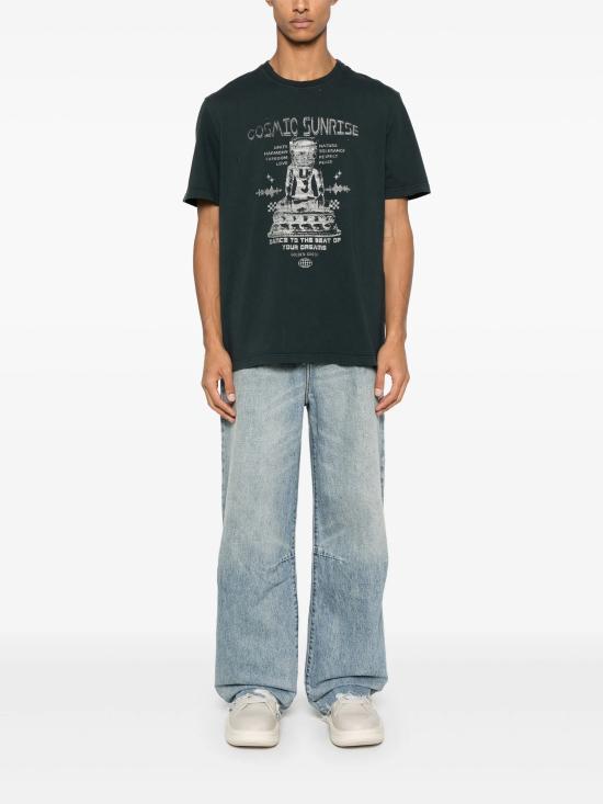 25SS 골든구스 반팔 티셔츠 GMP01220P001857 90482 Black - GOLDEN GOOSE