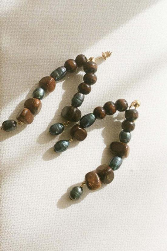  Sophie Monet 이어링 소피 모네 펄 아크  블루/로블레스 우드