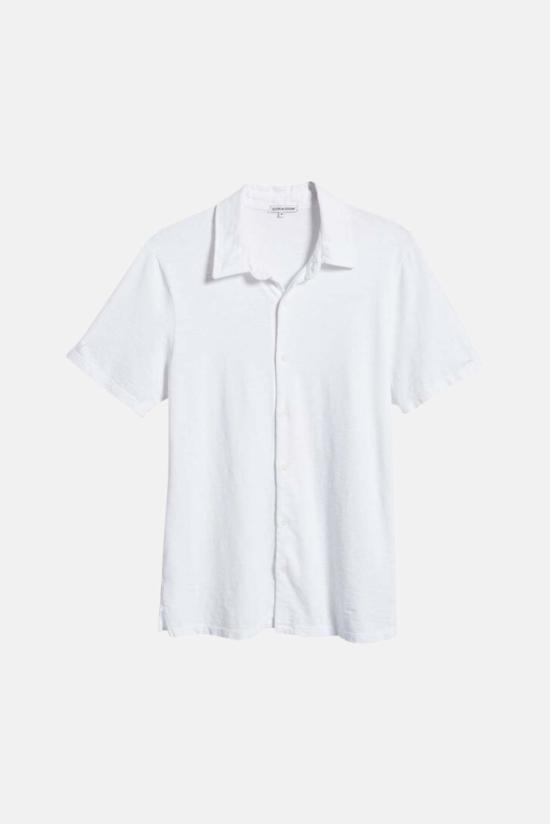  코튼 시티즌 반팔 티셔츠 프레슬리 반팔 버튼다운 화이트