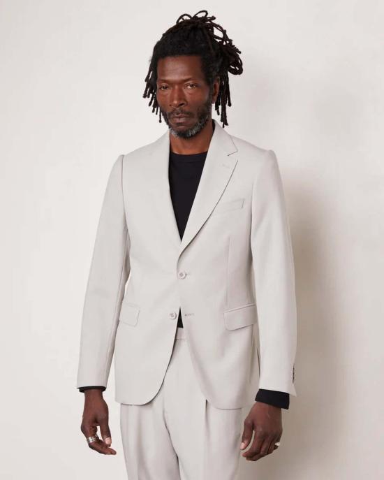  오피신 제네랄 수트 자켓 Officine Generale Giovanni 자켓 스톤 - OFFICINE GENERALE