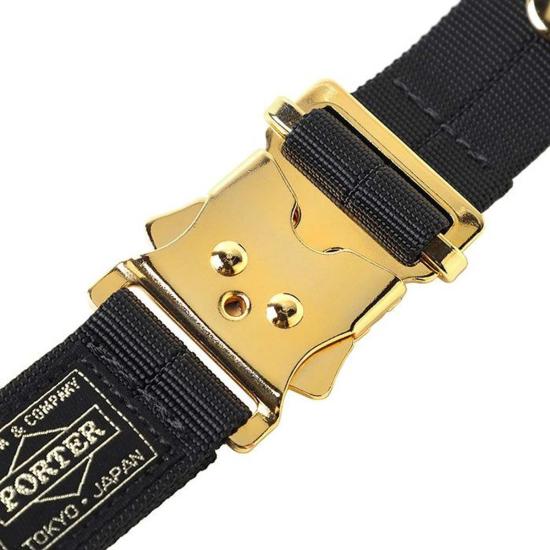  포터 키링 요시다앤코 조인트 키홀더 블랙/골드 - PORTER