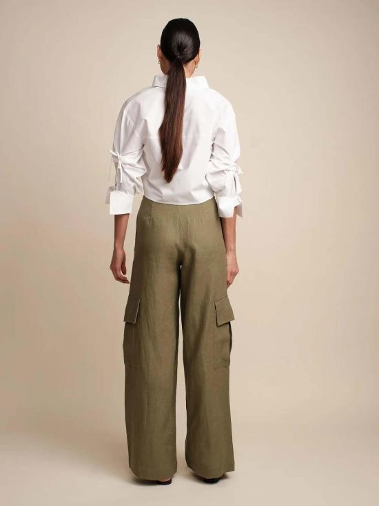  헤브론 긴팔 티셔츠 소피아 롱슬리브 탑 화이트 - HEVRON