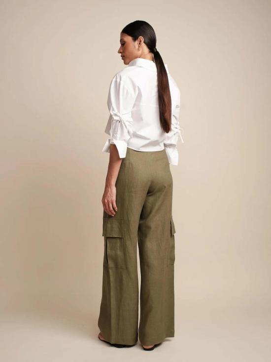  헤브론 긴팔 티셔츠 소피아 롱슬리브 탑 화이트 - HEVRON