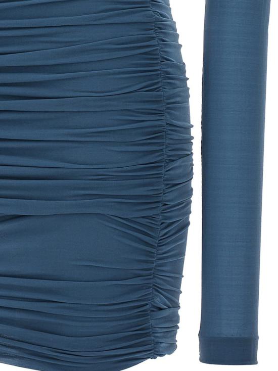  생로랑 숏 원피스 732870Y5G893041 BLUE - SAINT LAURENT