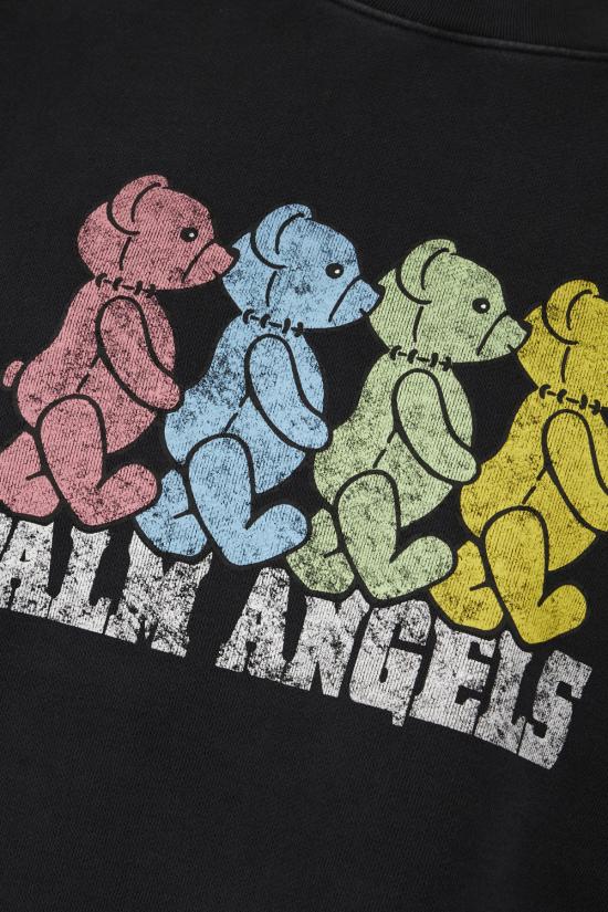 25SS 팜앤젤스 긴팔 티셔츠 PMBA026S25FLE004 1084 BLACK MULTI - PALM ANGELS