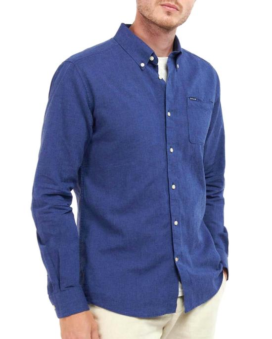 25SS 바버 데님 셔츠 MSH5090 MSH IN32 Blue - BARBOUR