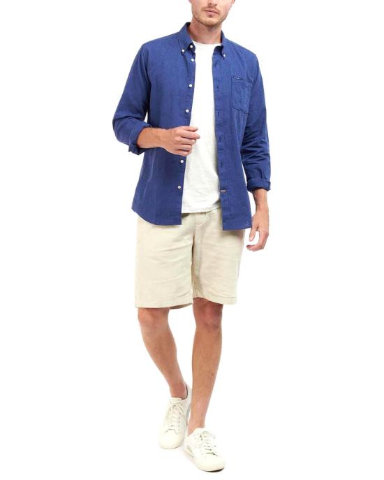 25SS 바버 데님 셔츠 MSH5090 MSH IN32 Blue - BARBOUR