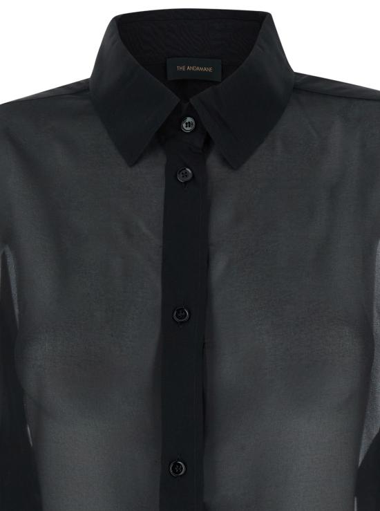 25SS 안다마네 블라우스/셔츠 TM150903ATNS038BLACK Black - ANDAMANE