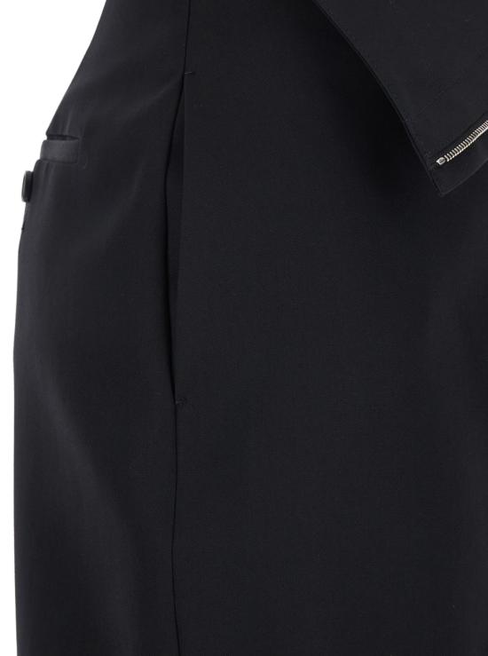 25SS 알렉산더 맥퀸 미디 스커트 813474QJADA1000 Black - ALEXANDER MCQUEEN