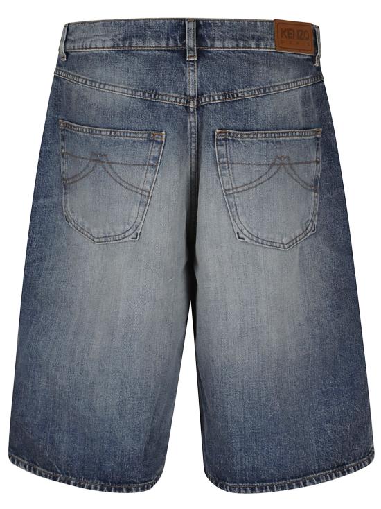 25SS 겐조 데님 숏팬츠 FF55DS339 6I7 DS MEDIUM STONE BLUE DENIM - KENZO